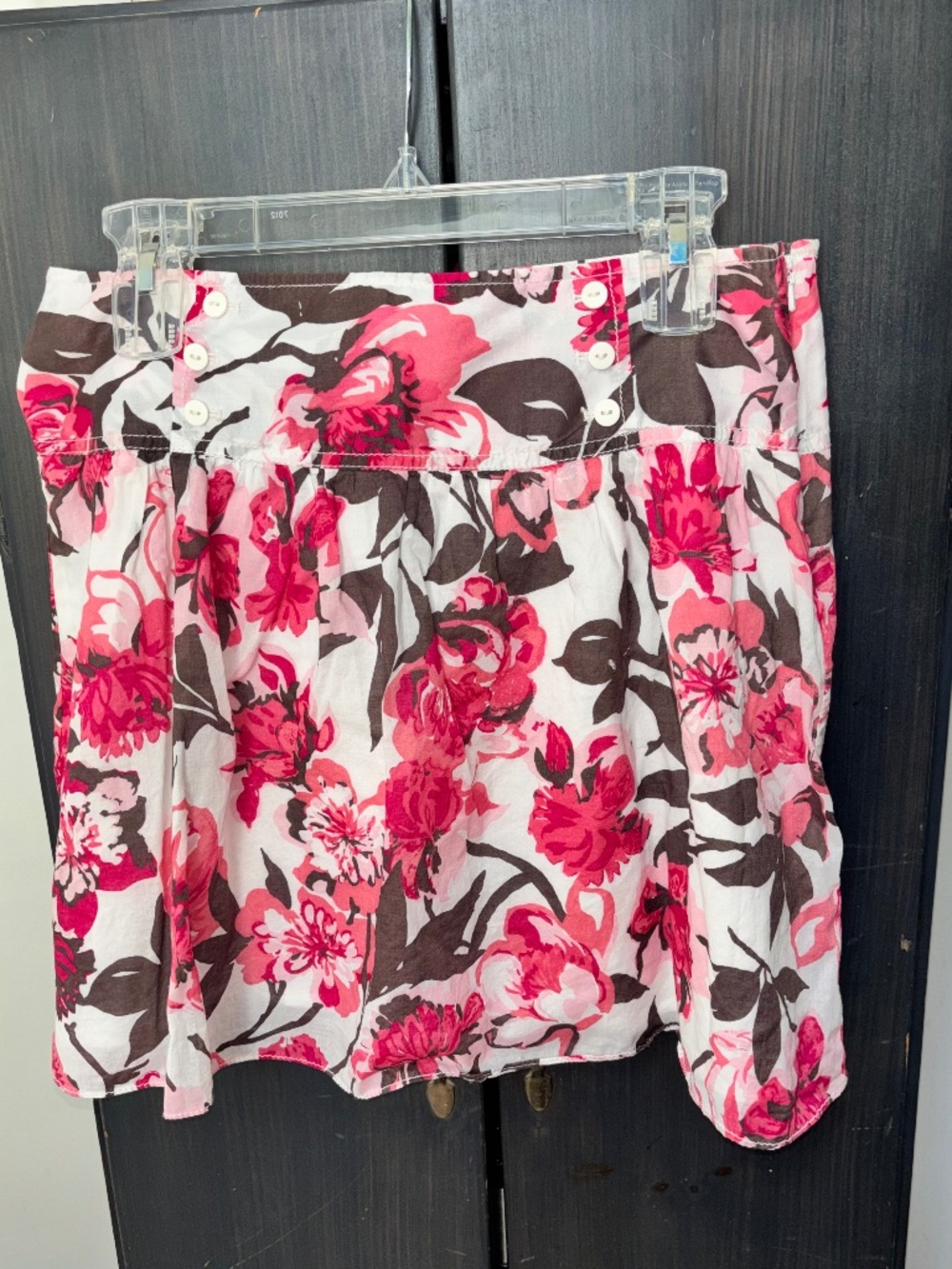 Floral mini skirt